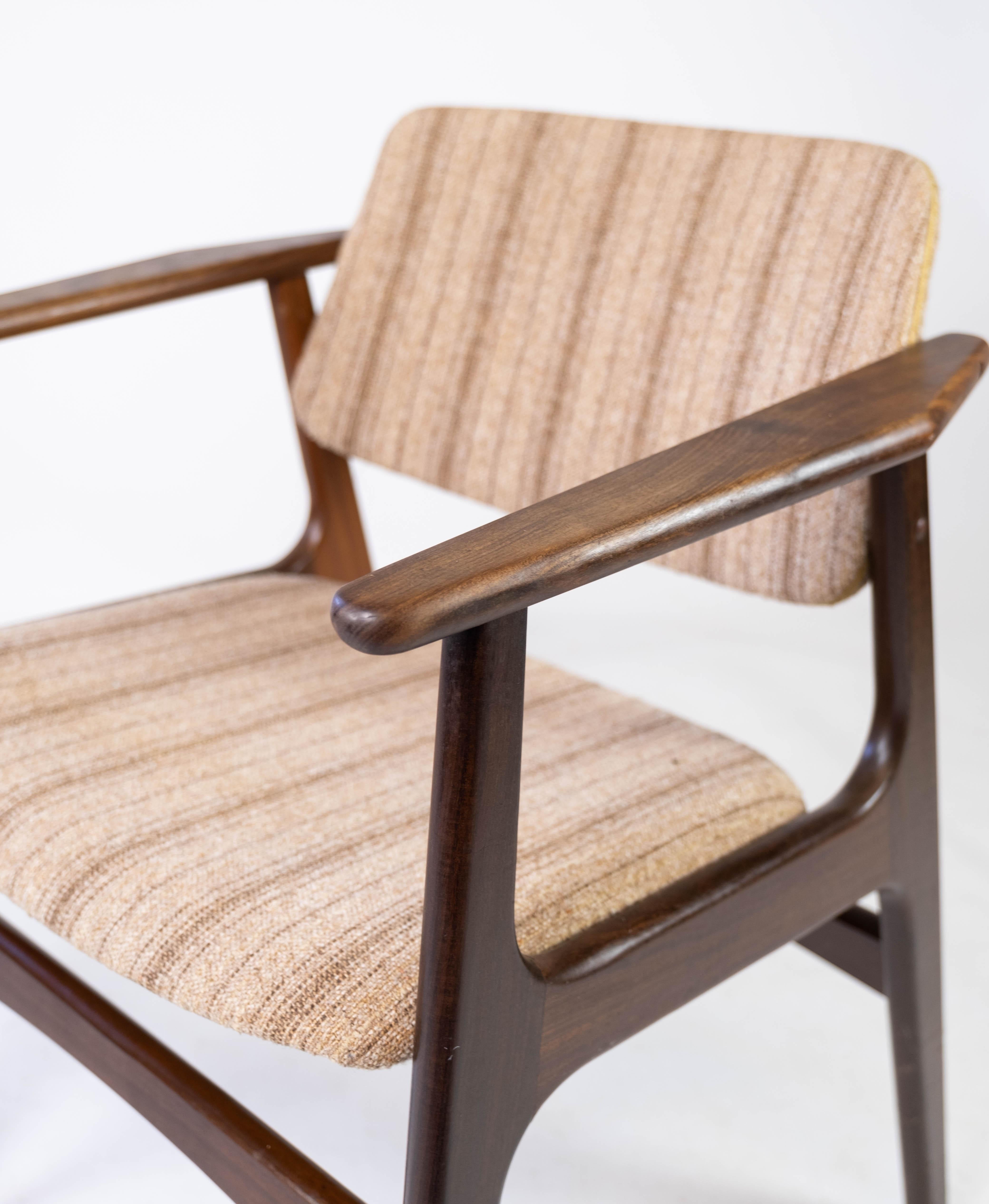 Wool Set of Four Dining Chairs Model Lene Made In Teak By Arne Vodder From 1960s For Sale