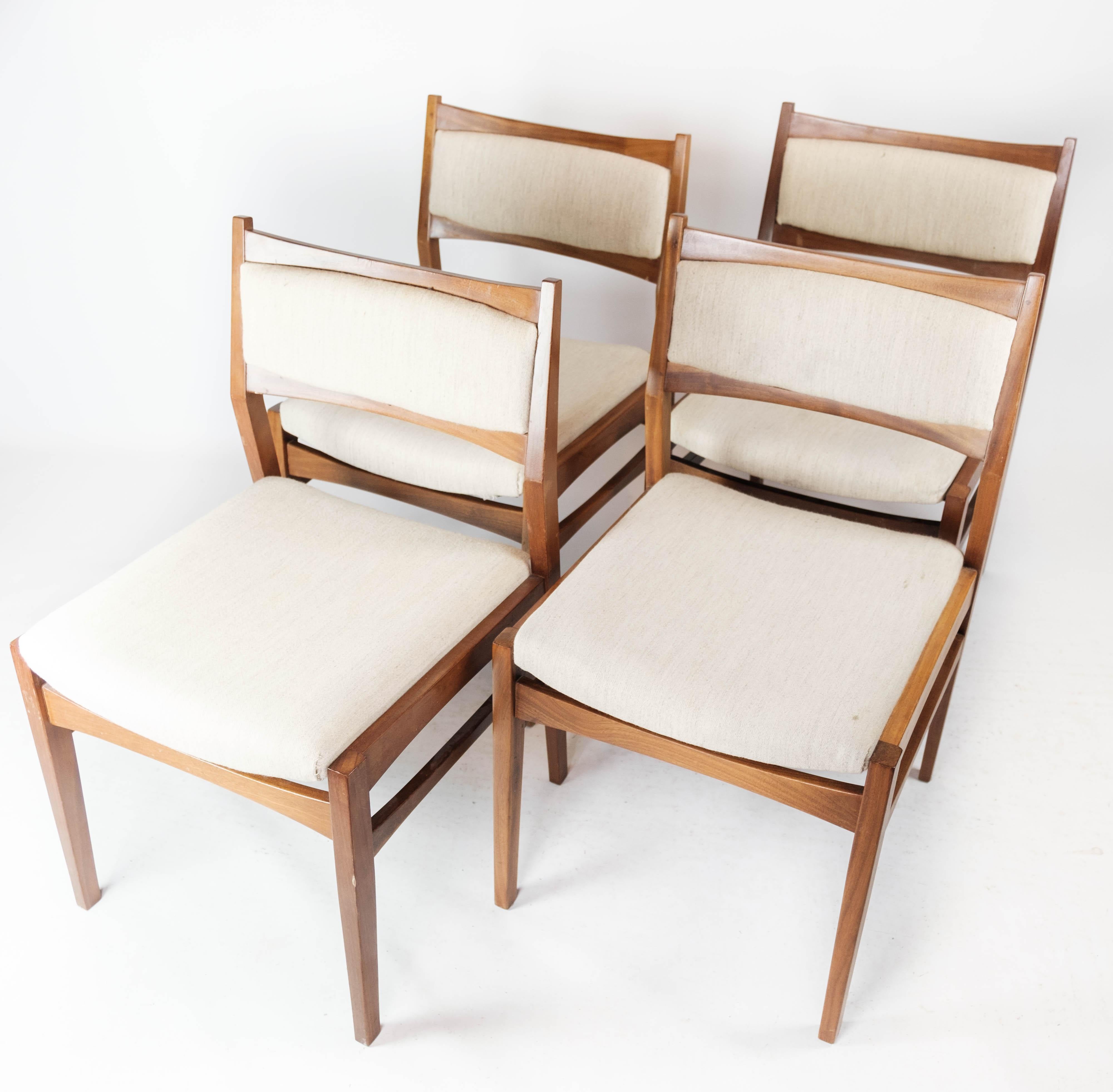 Set of Four Dining Room Chairs in Teak of Danish Design, 1960s 2