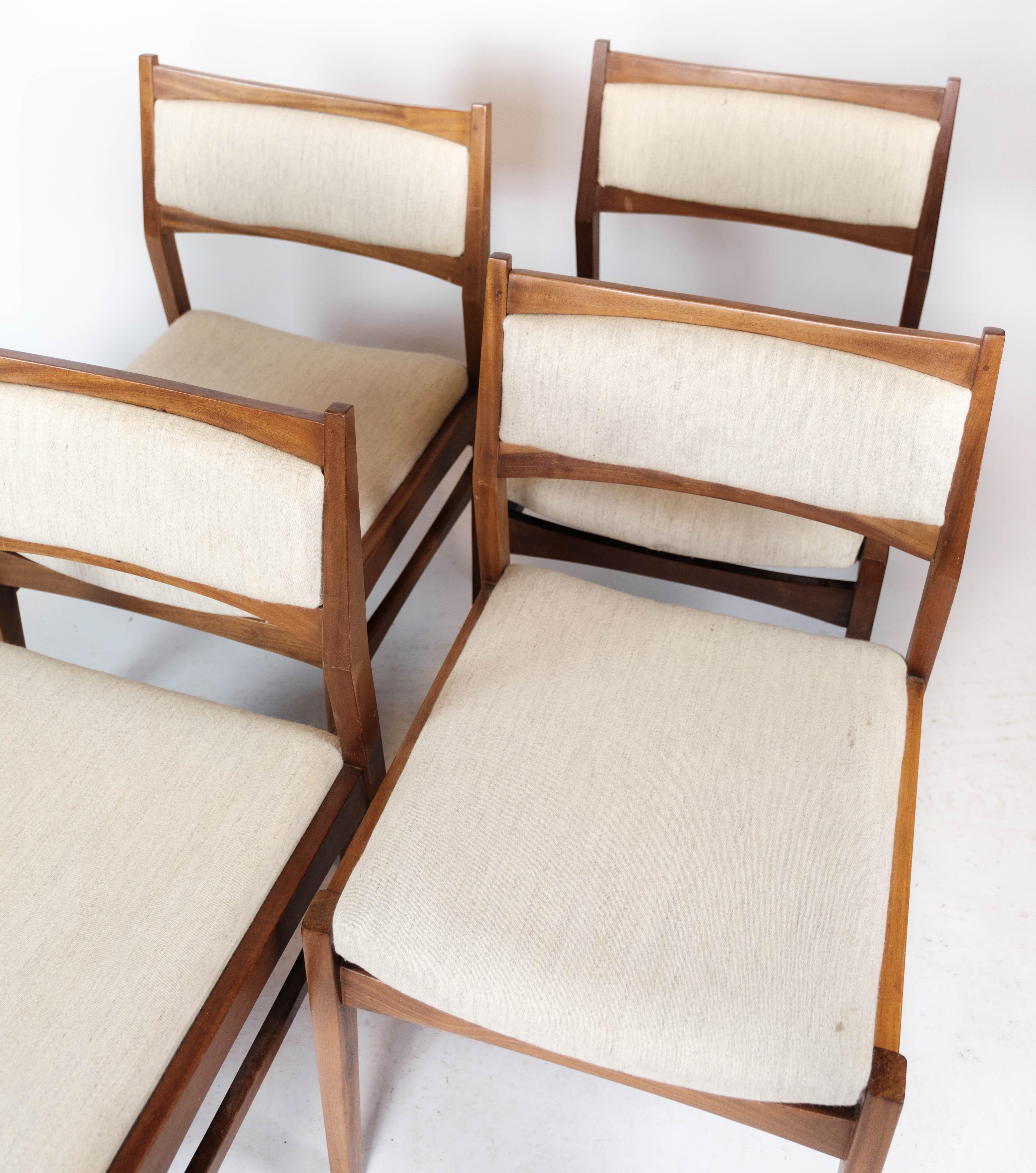 Set of Four Dining Room Chairs in Teak of Danish Design, 1960s 3