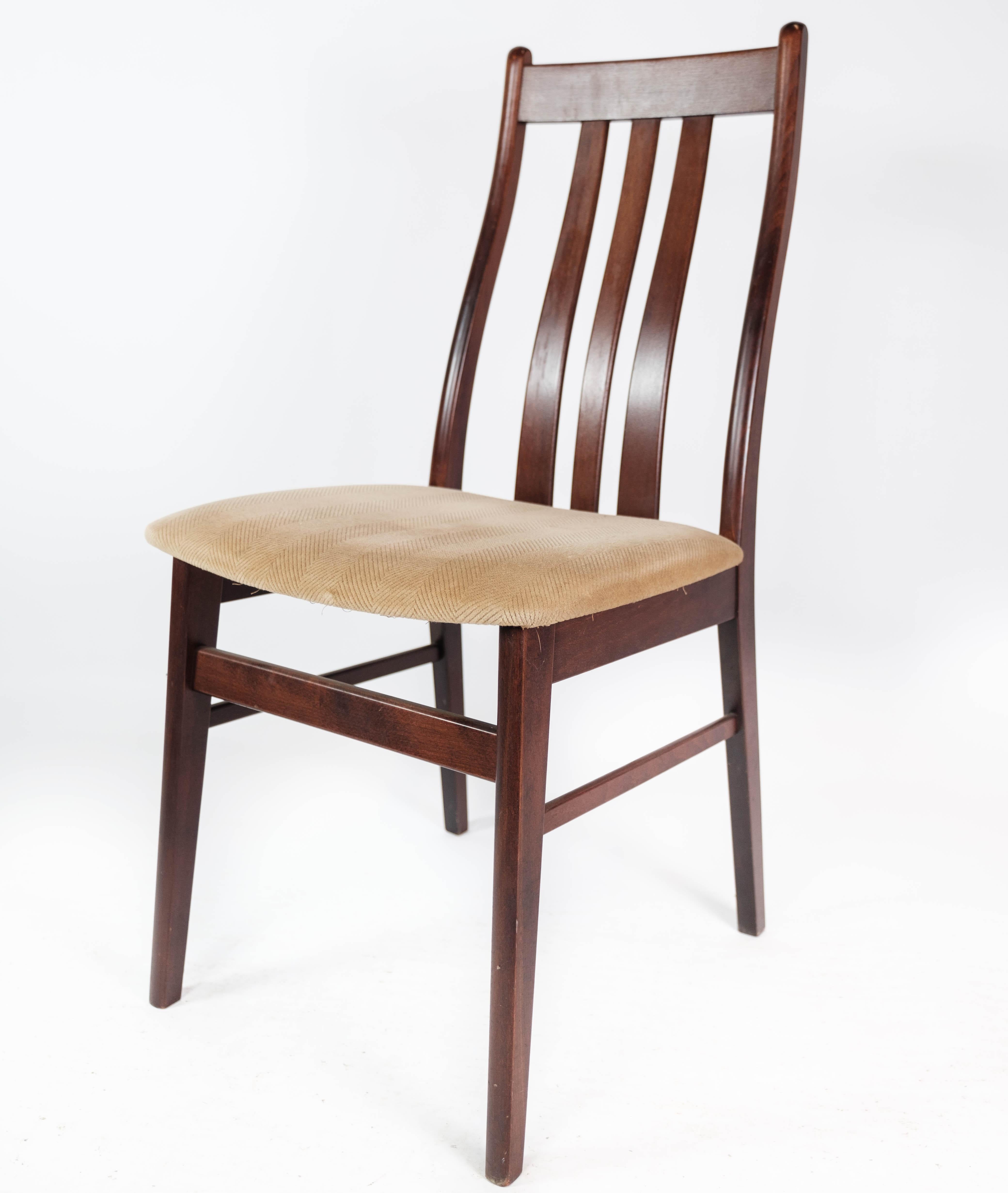 Set of Four Dining Room Chairs Made In Mahogany By Farstrup From 1960s For Sale 4
