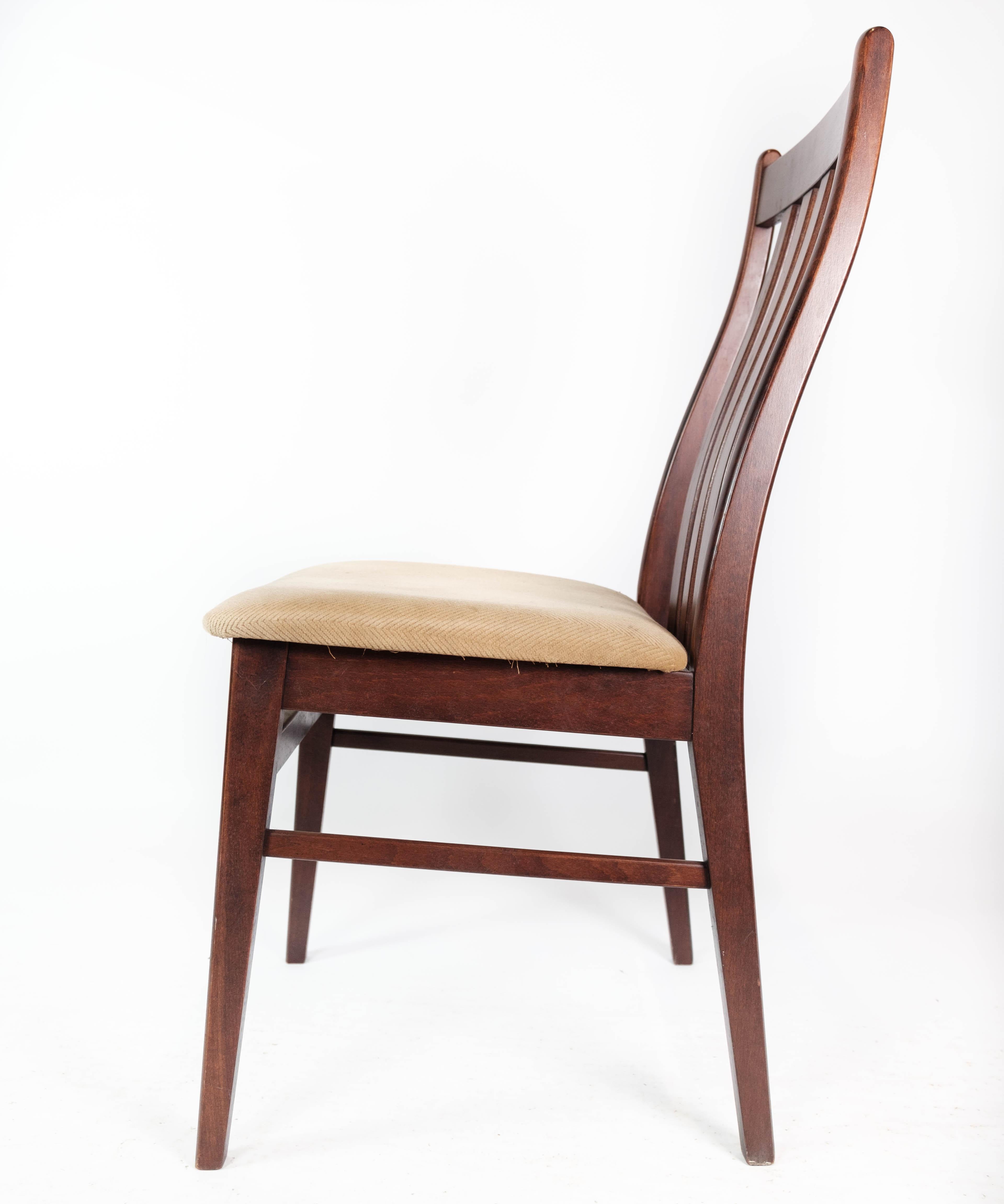 Set of Four Dining Room Chairs Made In Mahogany By Farstrup From 1960s For Sale 6