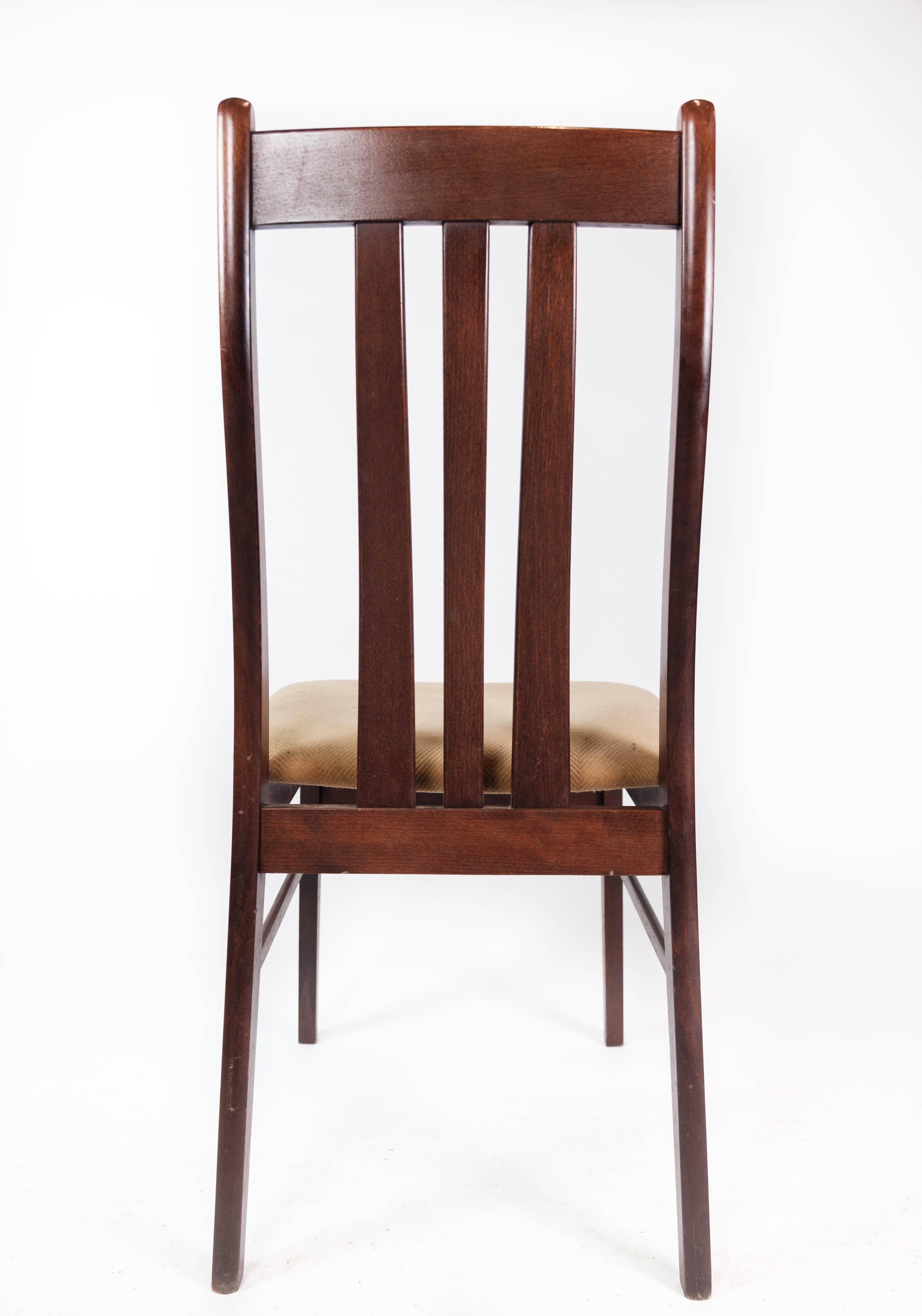 Set of Four Dining Room Chairs Made In Mahogany By Farstrup From 1960s For Sale 8