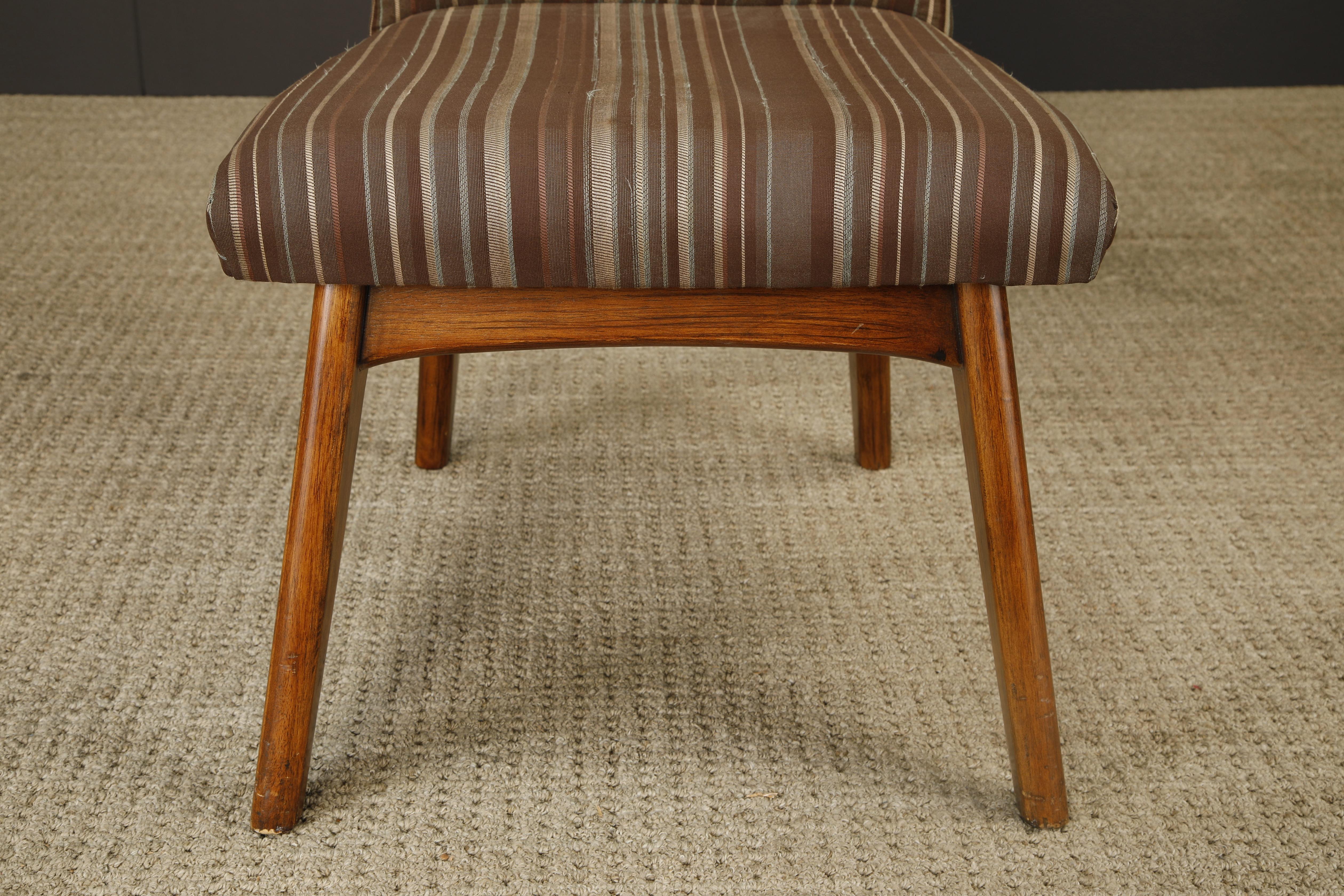 Set of Four Dining Side Chairs by Adrian Pearsall for Craft Associates, 1960s For Sale 5