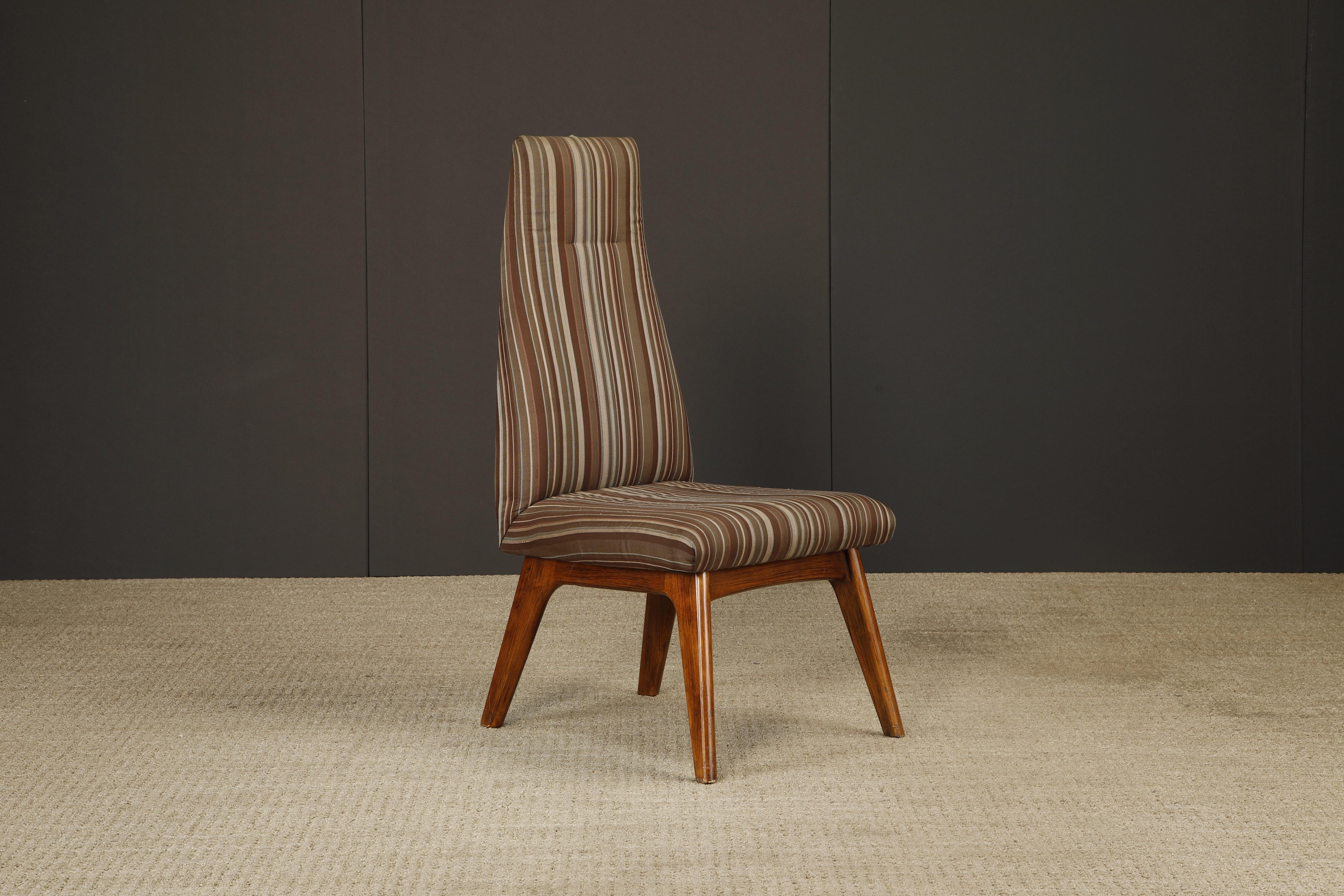 Set of Four Dining Side Chairs by Adrian Pearsall for Craft Associates, 1960s For Sale 6