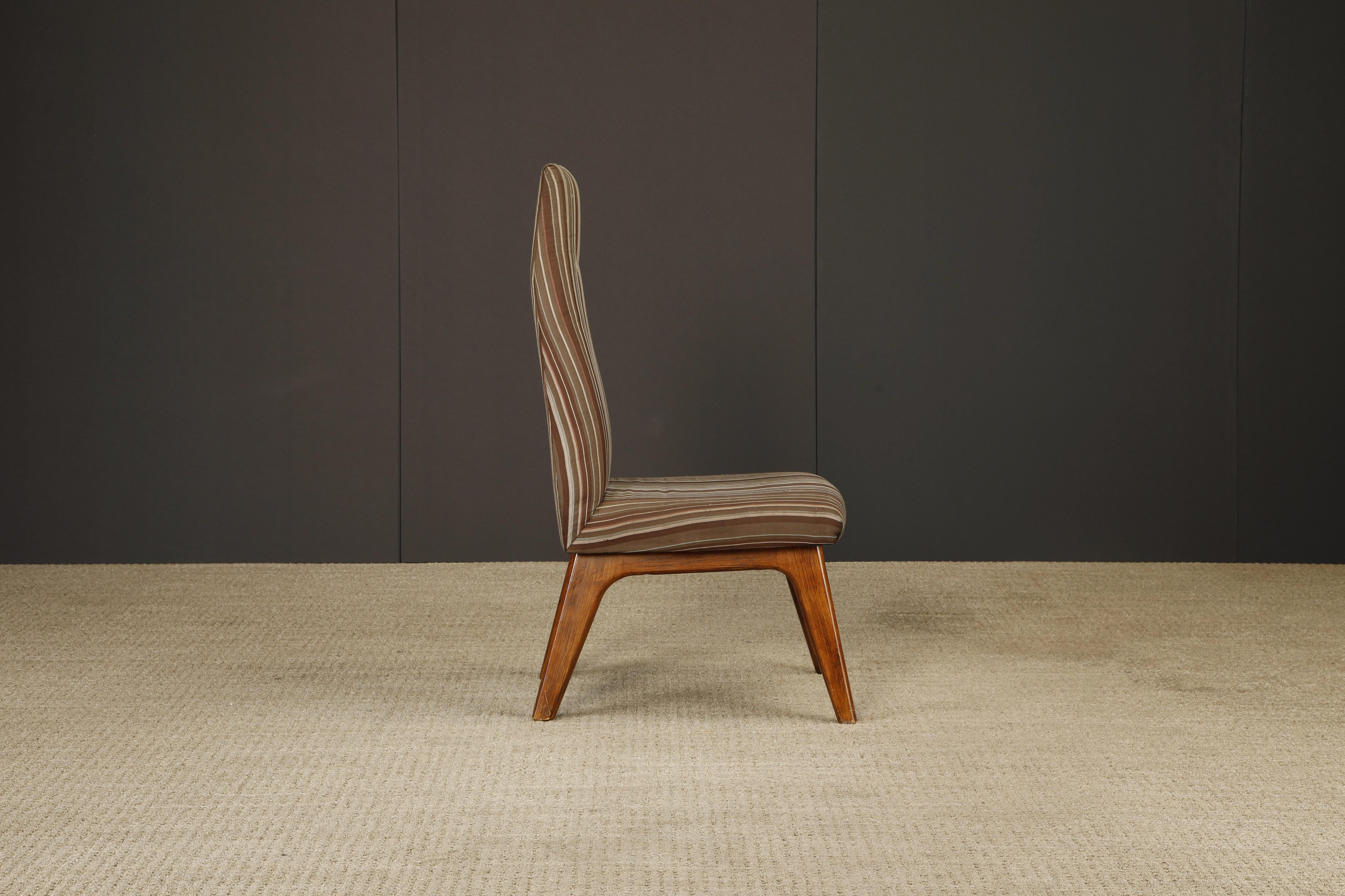 Set of Four Dining Side Chairs by Adrian Pearsall for Craft Associates, 1960s For Sale 8