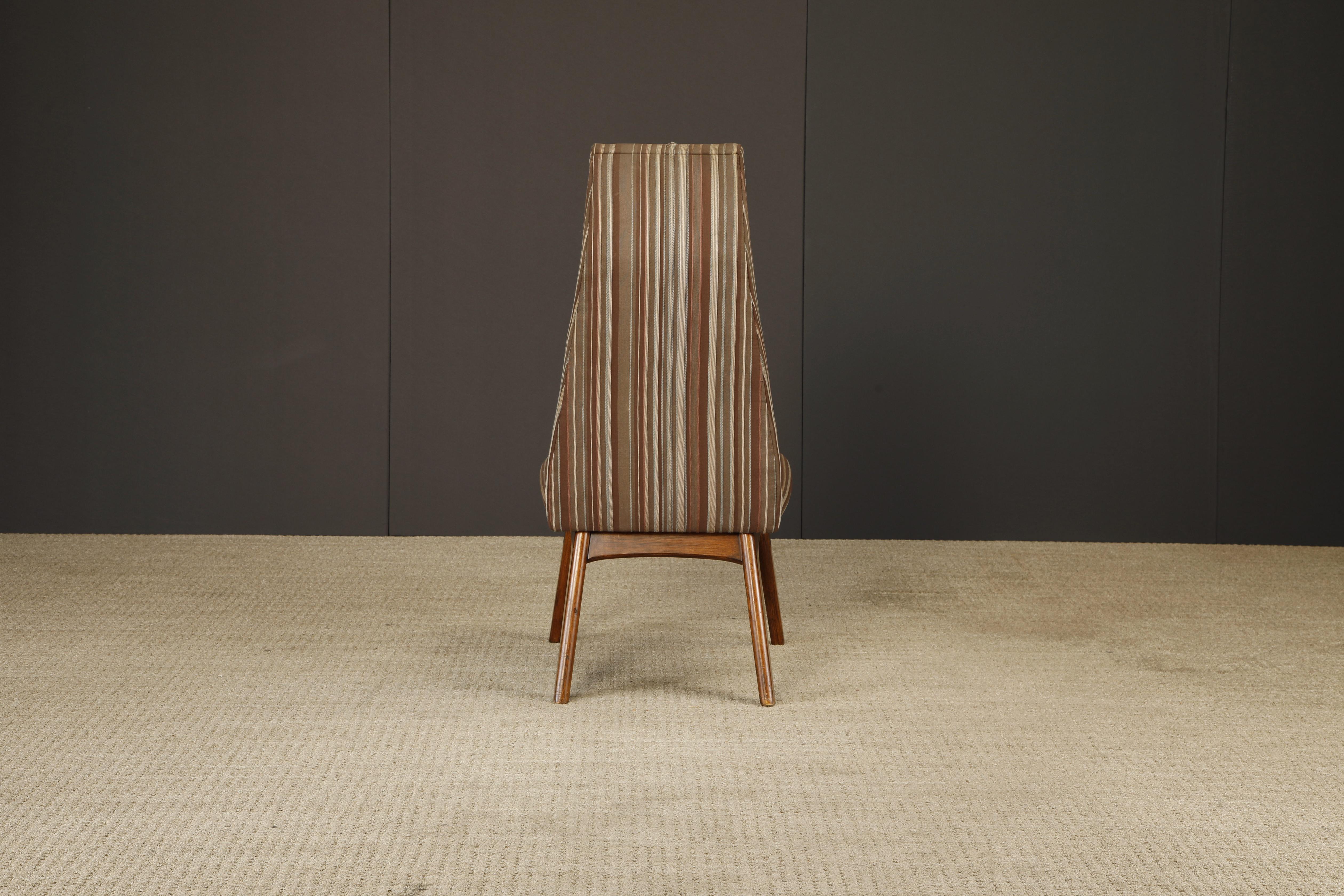 Set of Four Dining Side Chairs by Adrian Pearsall for Craft Associates, 1960s For Sale 11