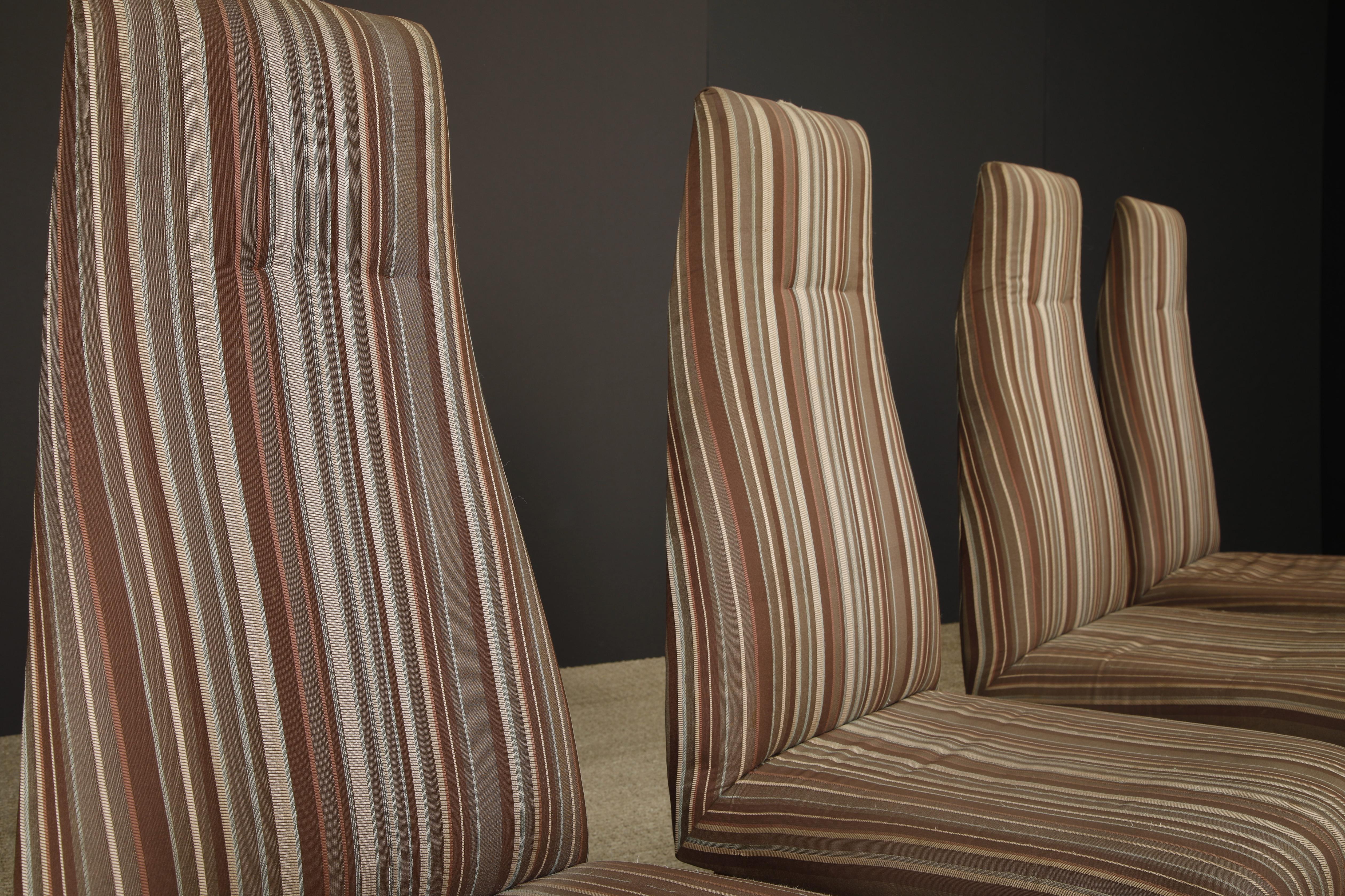 Set of Four Dining Side Chairs by Adrian Pearsall for Craft Associates, 1960s For Sale 1