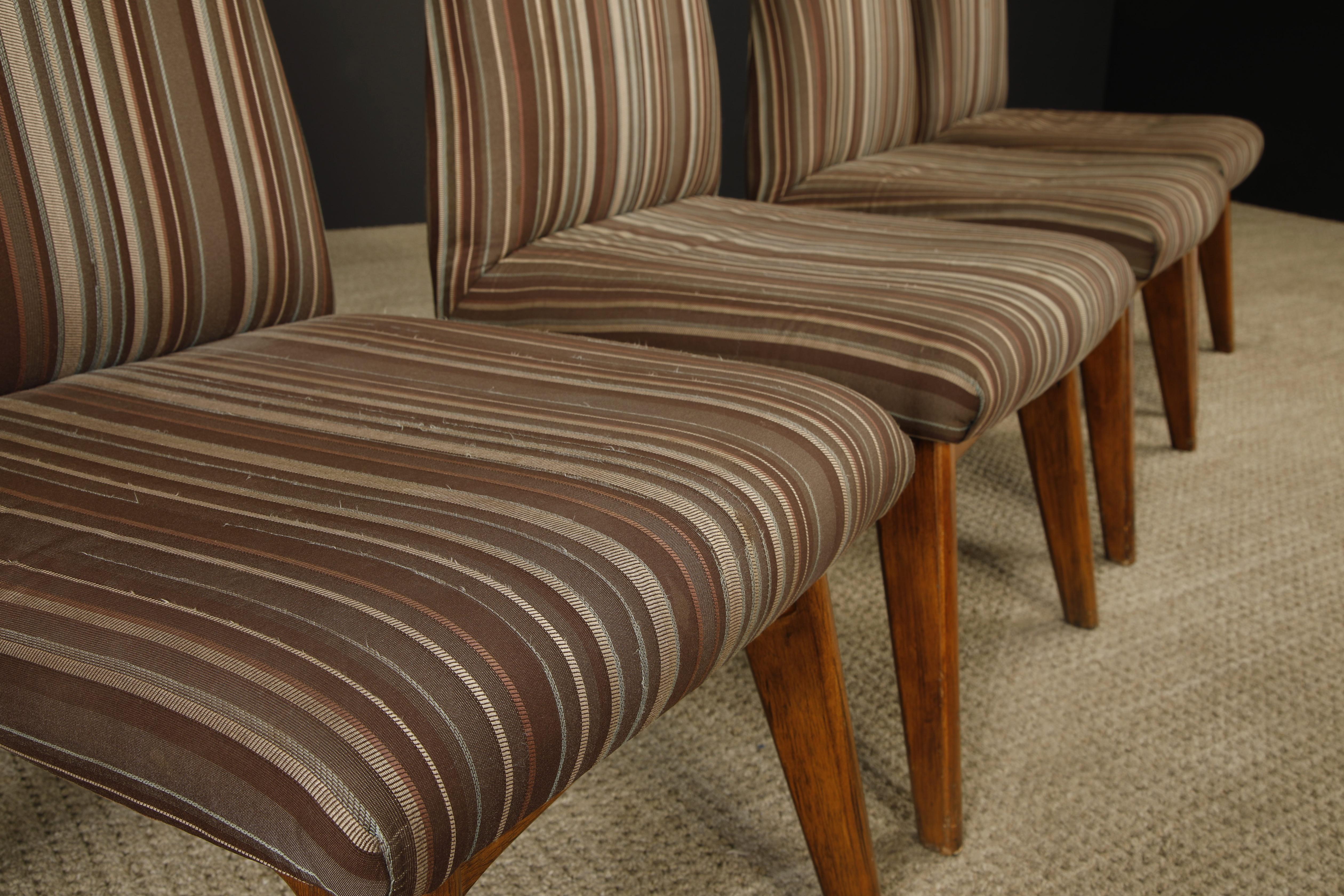 Set of Four Dining Side Chairs by Adrian Pearsall for Craft Associates, 1960s For Sale 2