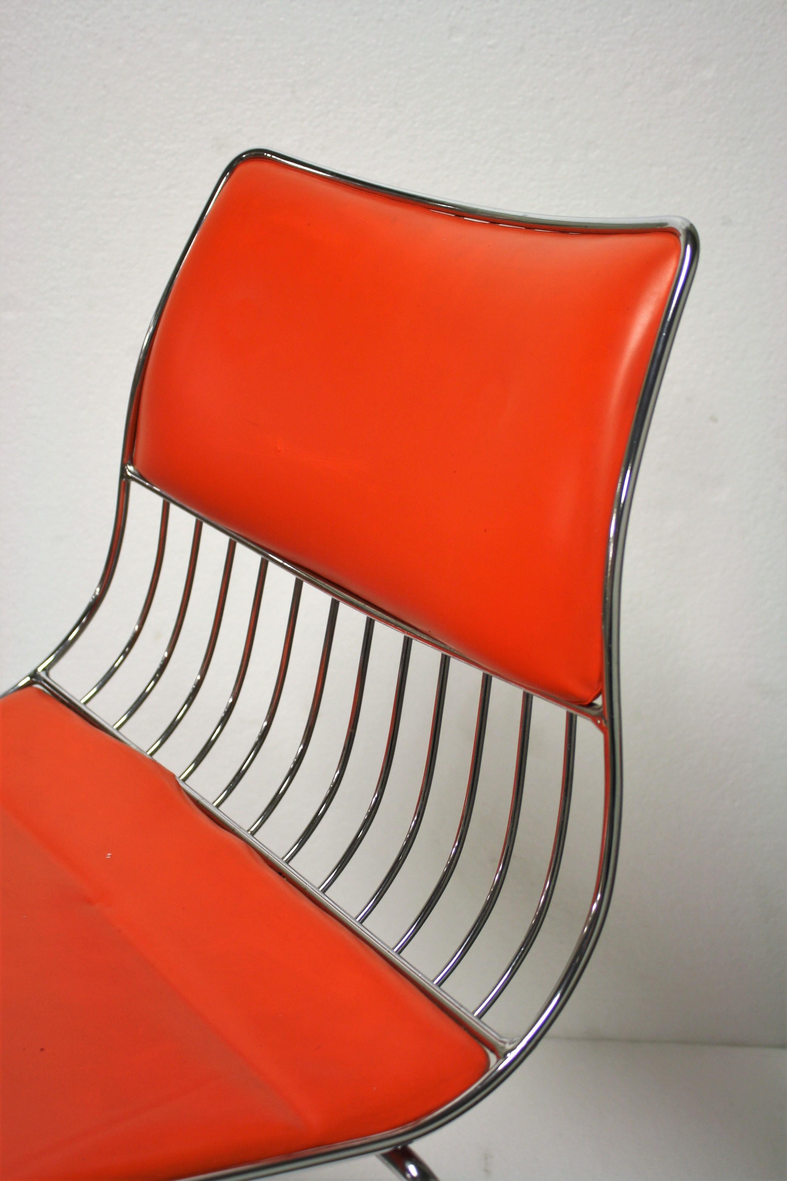 Set of Four Dinner Chairs by Rudi Verelst for Novalux, 1970s 2