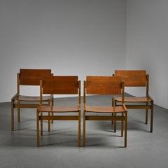 Set of four Diplomstuhl Chairs, circa 1955