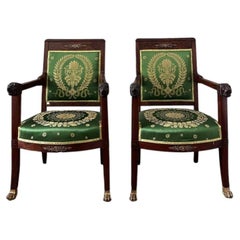 Vierer-Set Directoire-Stühle