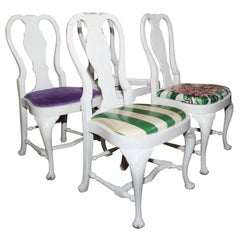 Set of Four Dorothy Draper Side Chairs