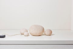 Set of Four Dorra Stone Rock Shaped Lamps by André Cazenave for Atelier A, 1960s