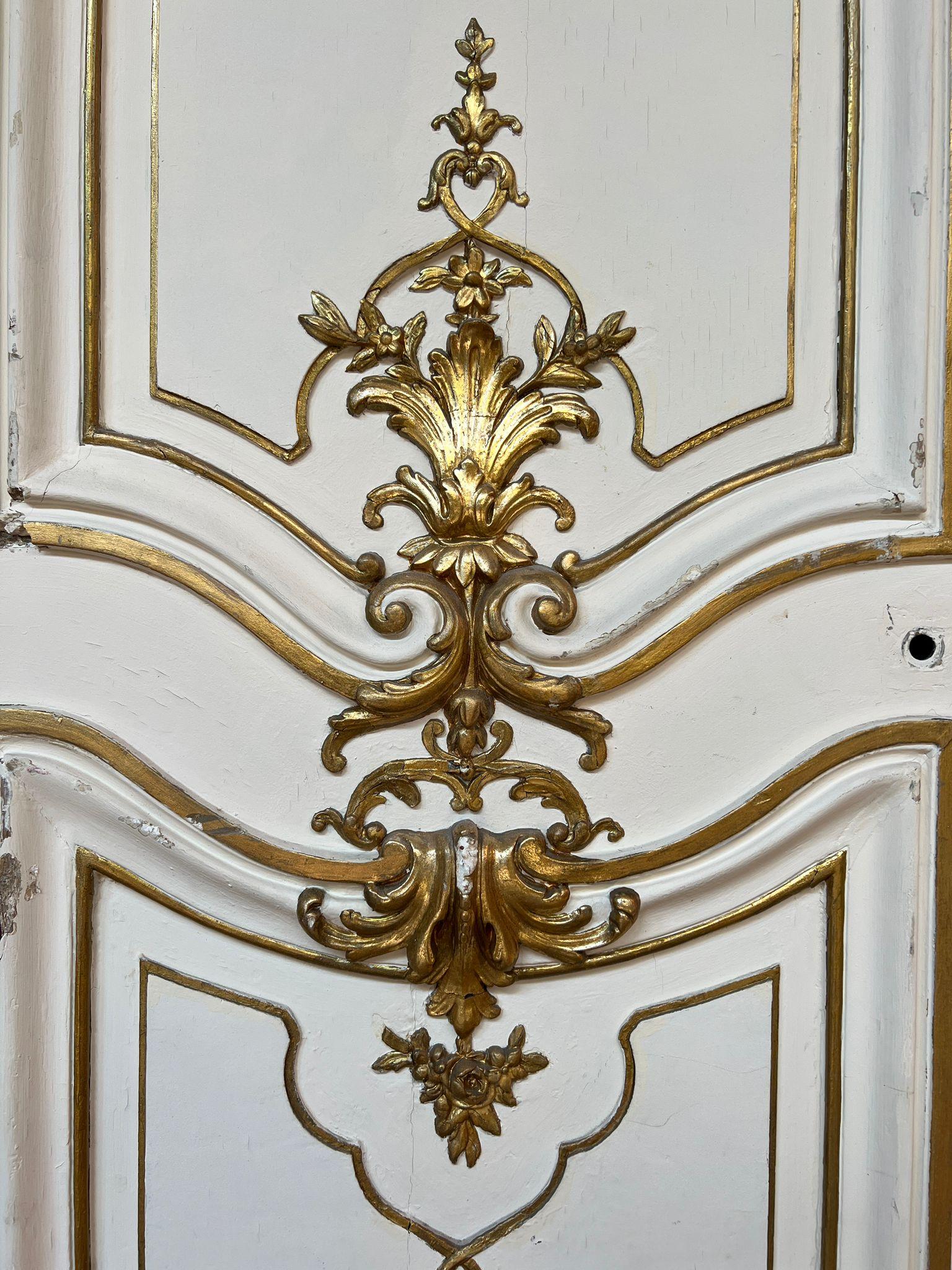 Set of Four Double Louis XVI Style Doors, Early 20th Century For Sale 12