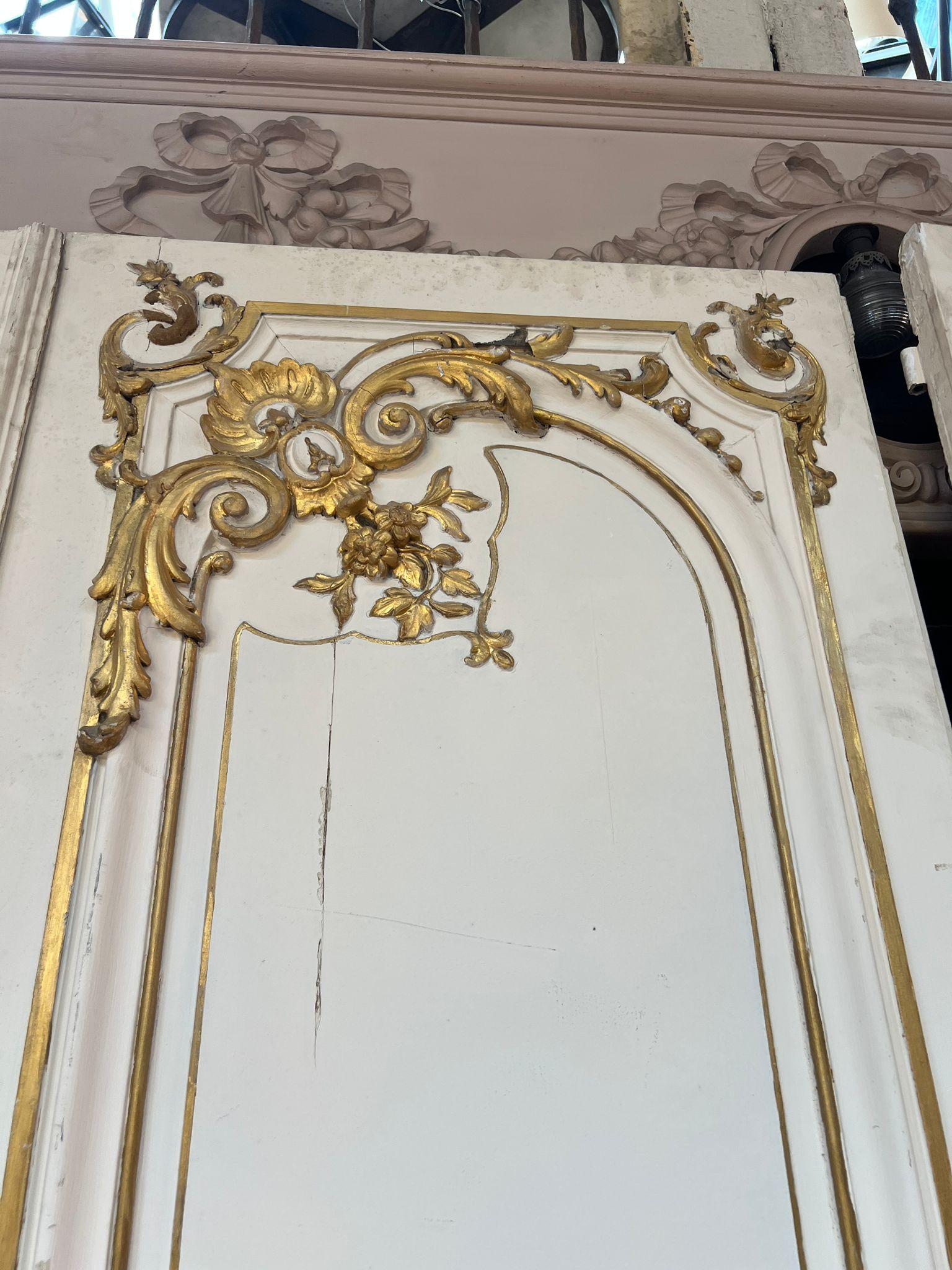 Set of Four Double Louis XVI Style Doors, Early 20th Century For Sale 3