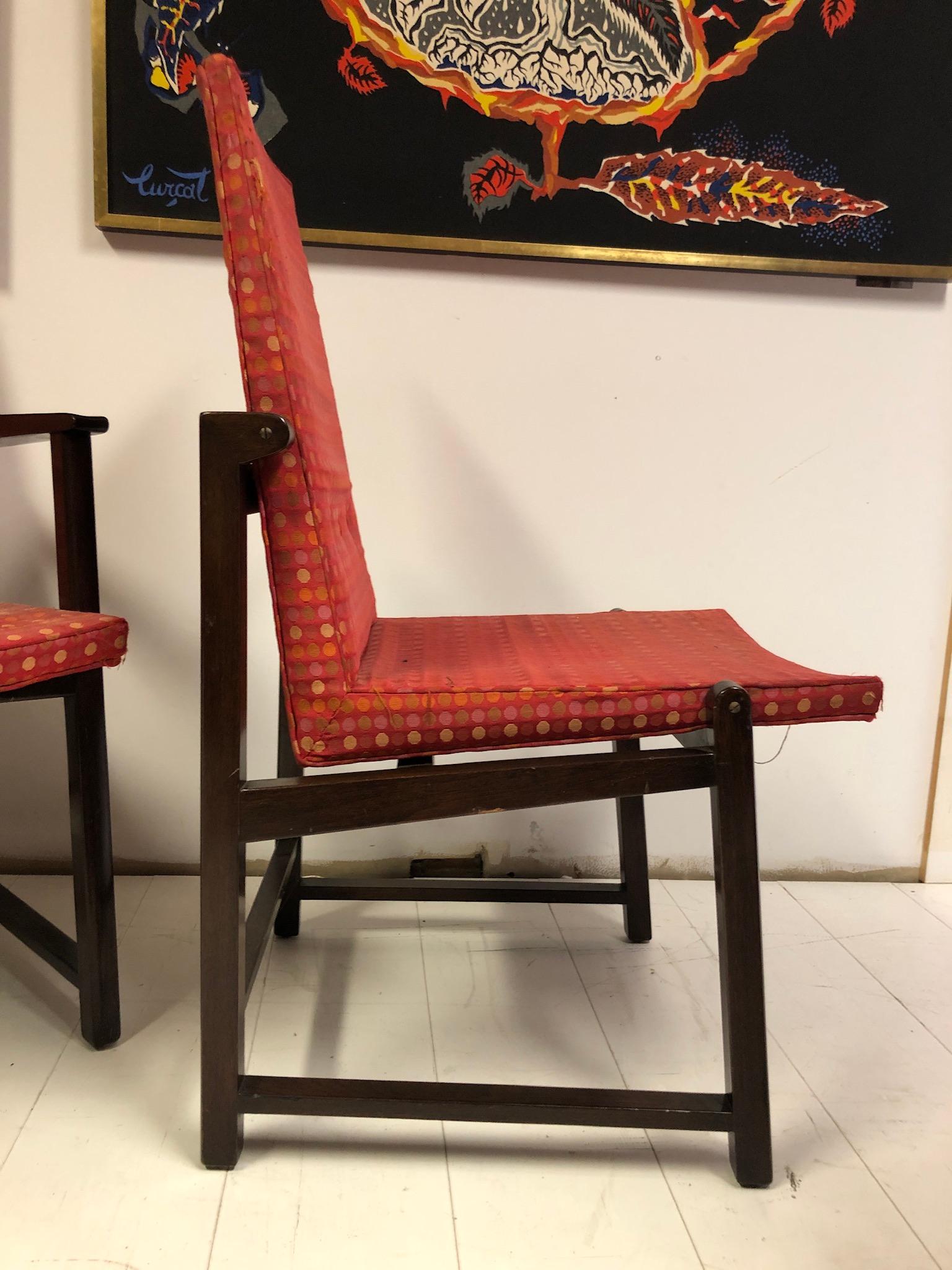 Set of Four Dunbar Side Chairs For Sale 5