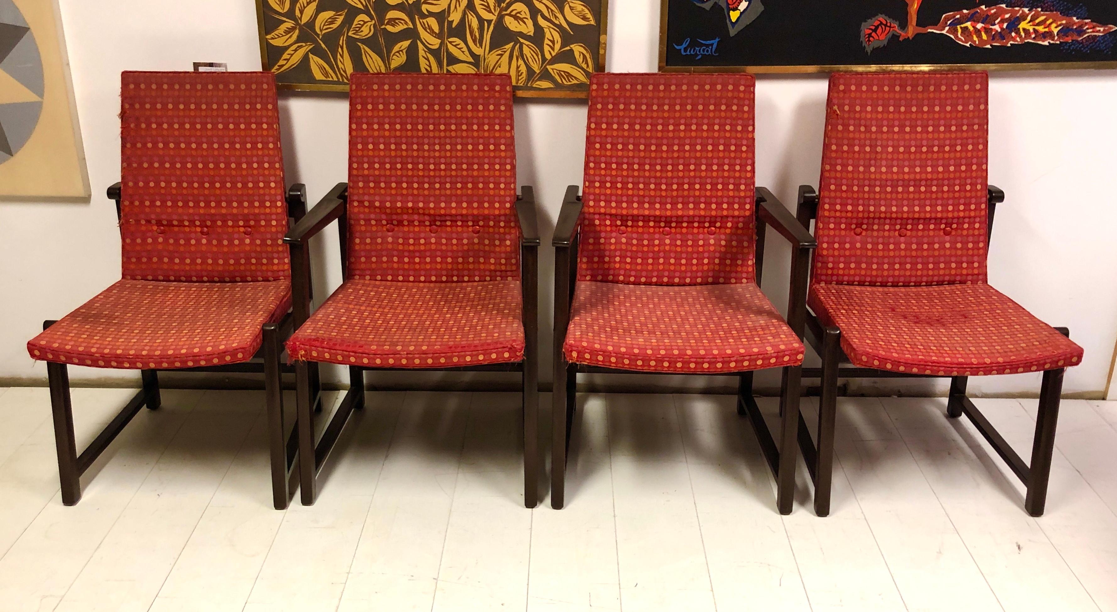 Set of Four Dunbar Side Chairs In Good Condition For Sale In Brooklyn, NY
