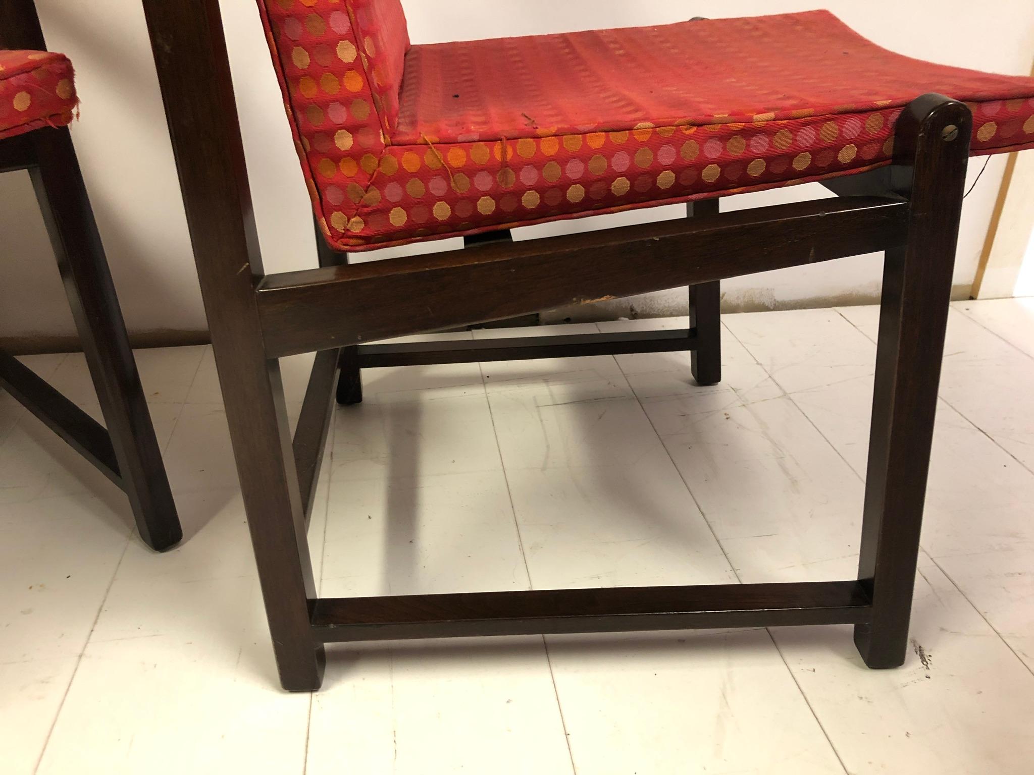 Set of Four Dunbar Side Chairs For Sale 1