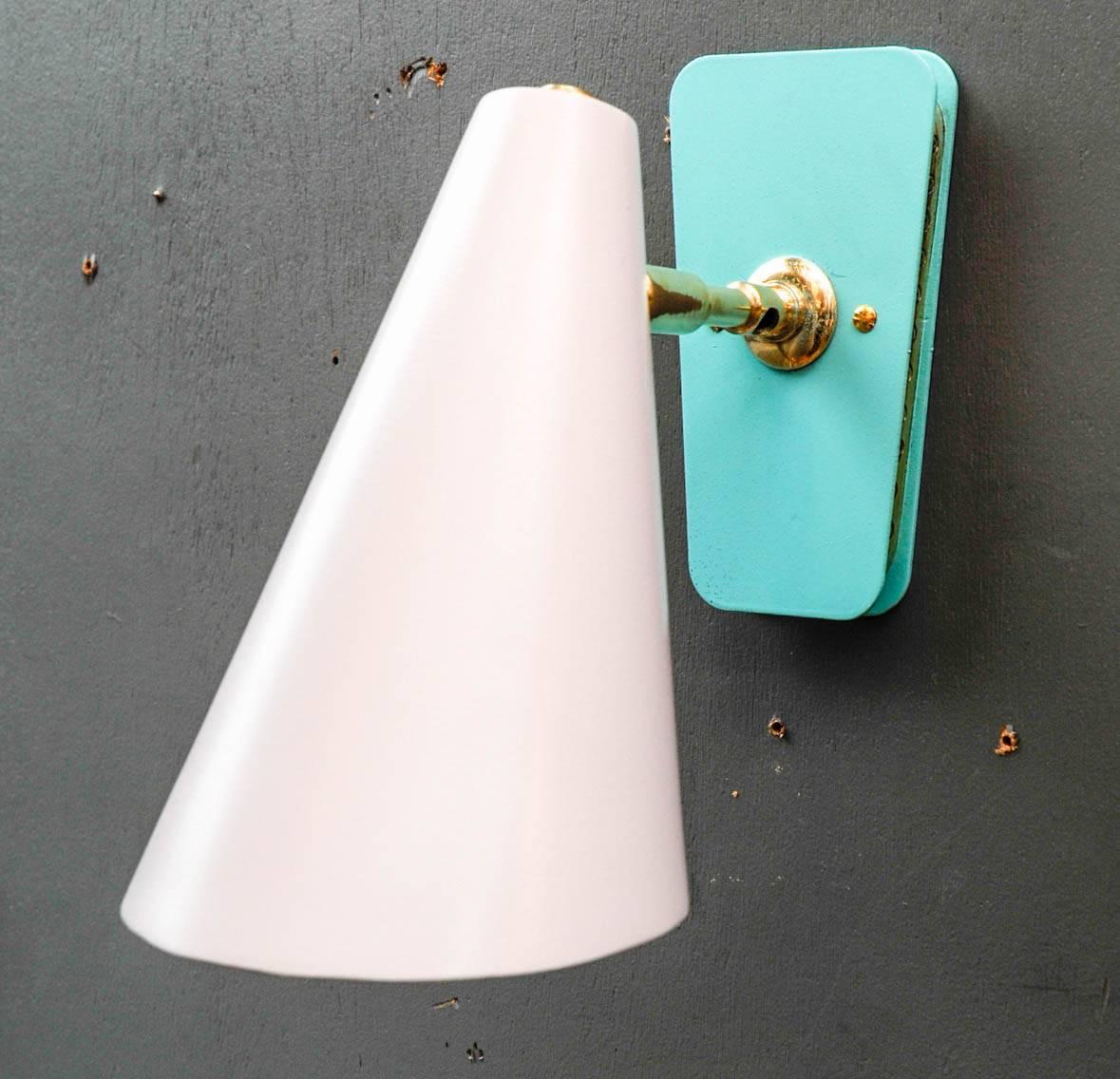 teal wall sconces