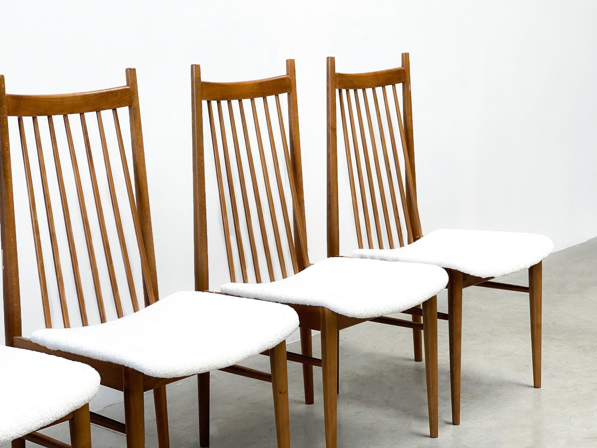 Late 20th Century Set of four Dutch dining chairs For Sale