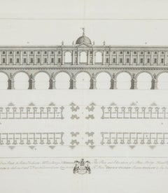 Set of Four Early 18th Century English Architectural Engravings