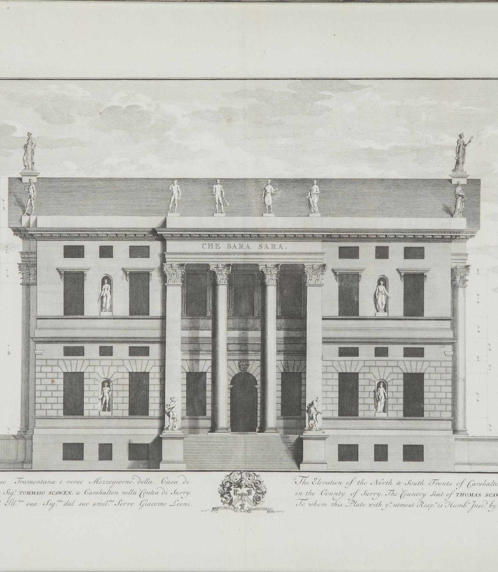 Set of Four Early 18th Century English Architectural Engravings In Good Condition For Sale In Gloucestershire, GB