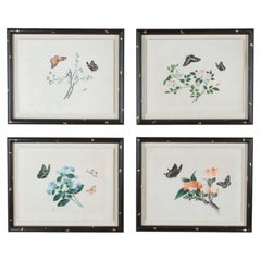 Set of Four Early 19th Century Chinese Watercolour Paintings