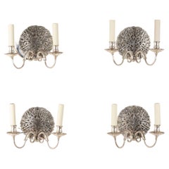 Set of Four Early 20th Century Arts & Crafts Wall Sconces