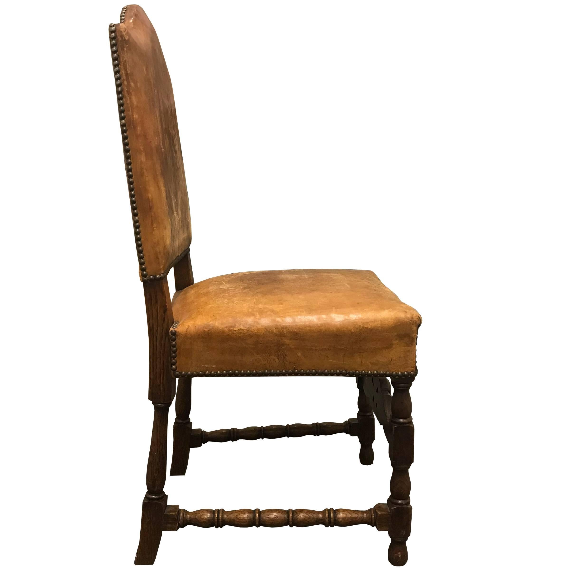Set of Four Early 20th Century Danish Dining Chairs In Good Condition In Chicago, IL