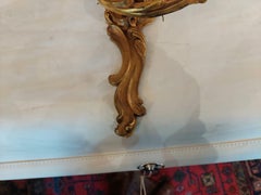 Set of Four Early 20thC Brass Rococo Style Wall Lights