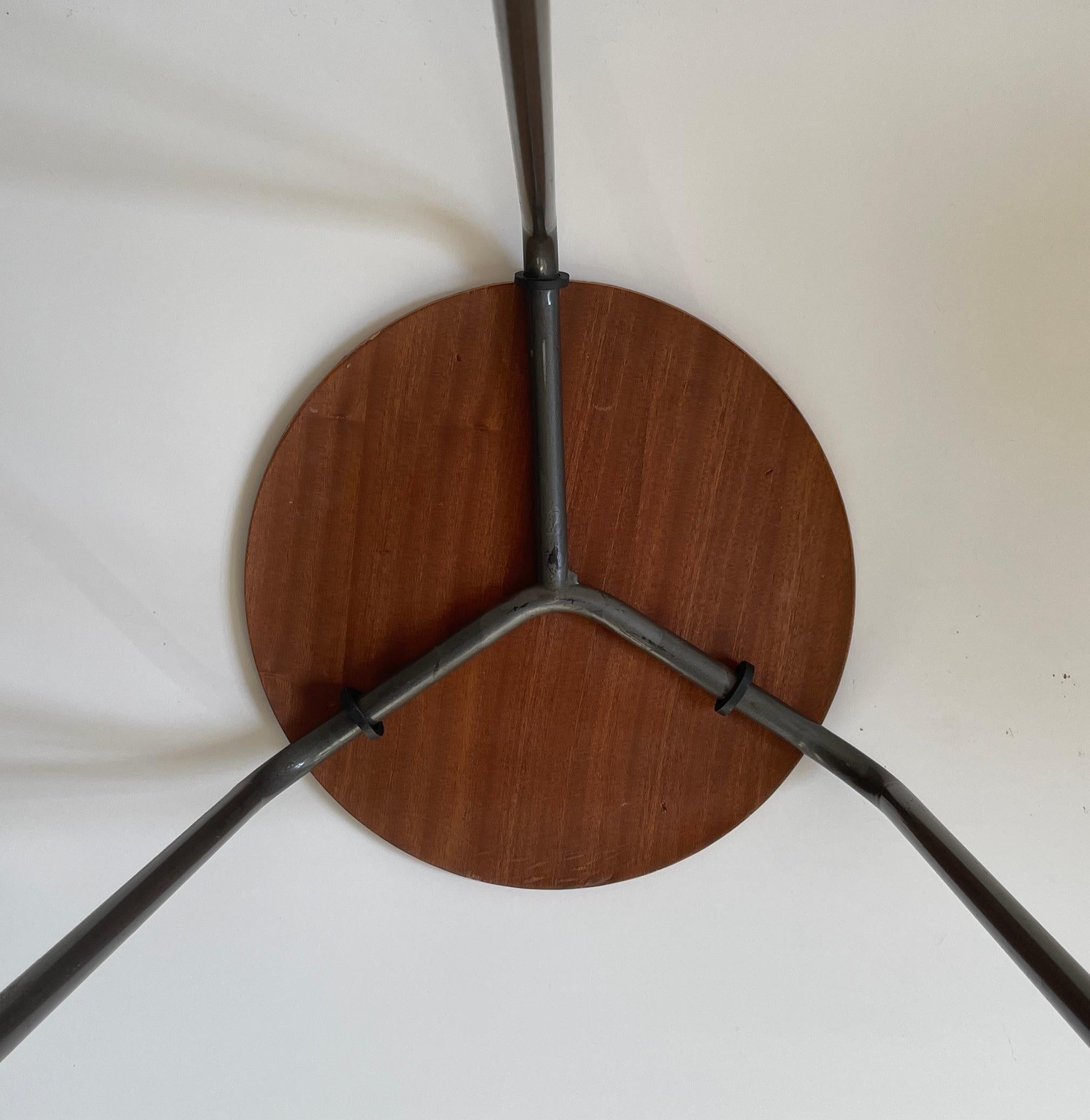  Set of Four Early Arne Jacobsen Teak Dot Stools  For Sale 2