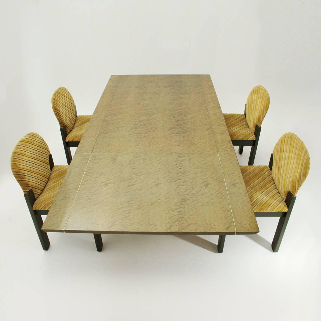 Set of Four Easy Dining chairs by Ernesto Radaelli for Saporiti, 1980s 7