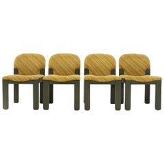 Set of Four Easy Dining chairs by Ernesto Radaelli for Saporiti, 1980s