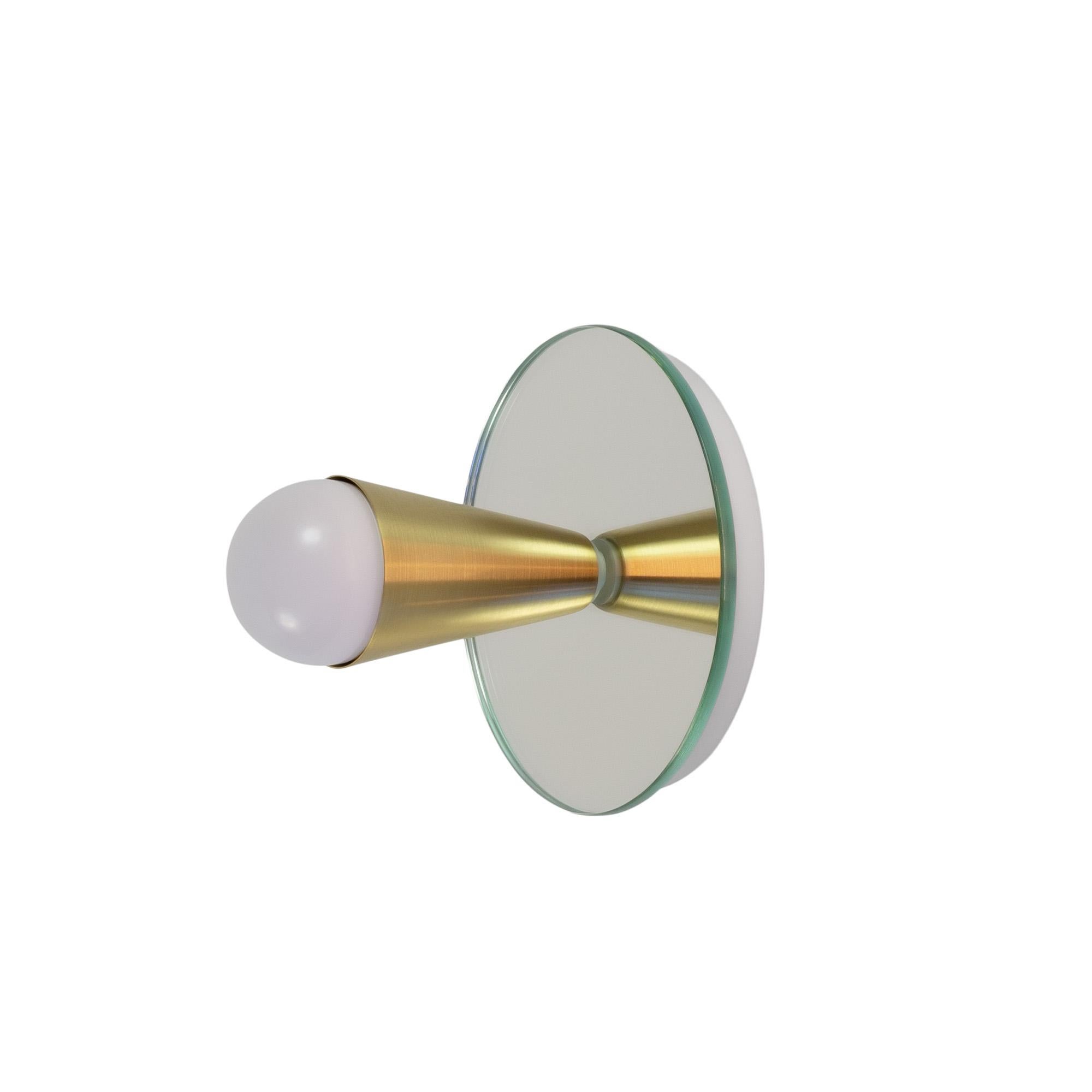 Modern Set of Four Echo One Sconce in Brass, from Souda, in Stock For Sale