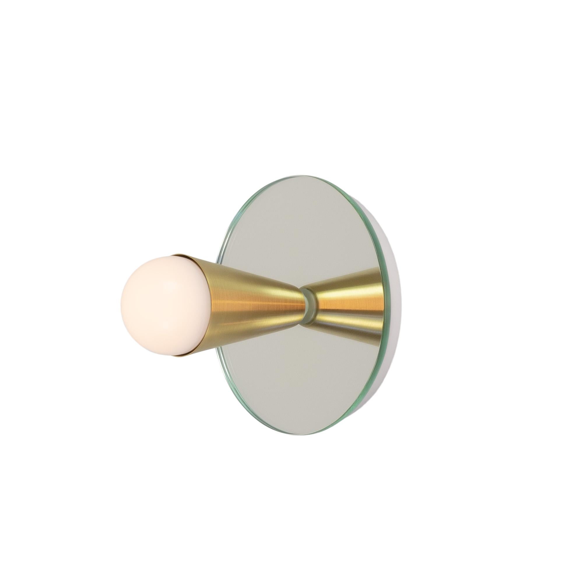 American Set of Four Echo One Sconce in Brass, from Souda, Made to Order For Sale