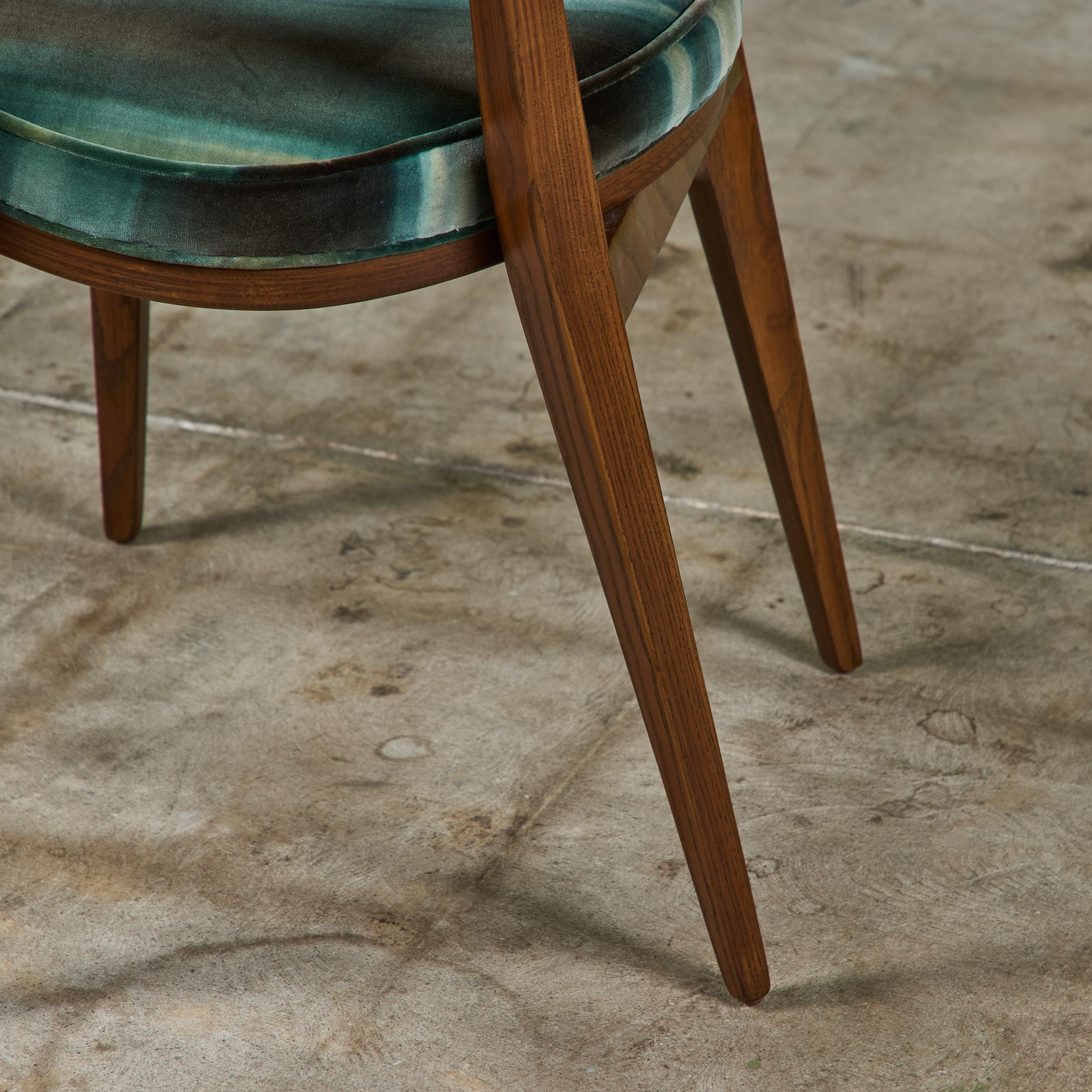 Ensemble de quatre chaises de salle à manger Edward Wormley pour Dunbar en vente 9
