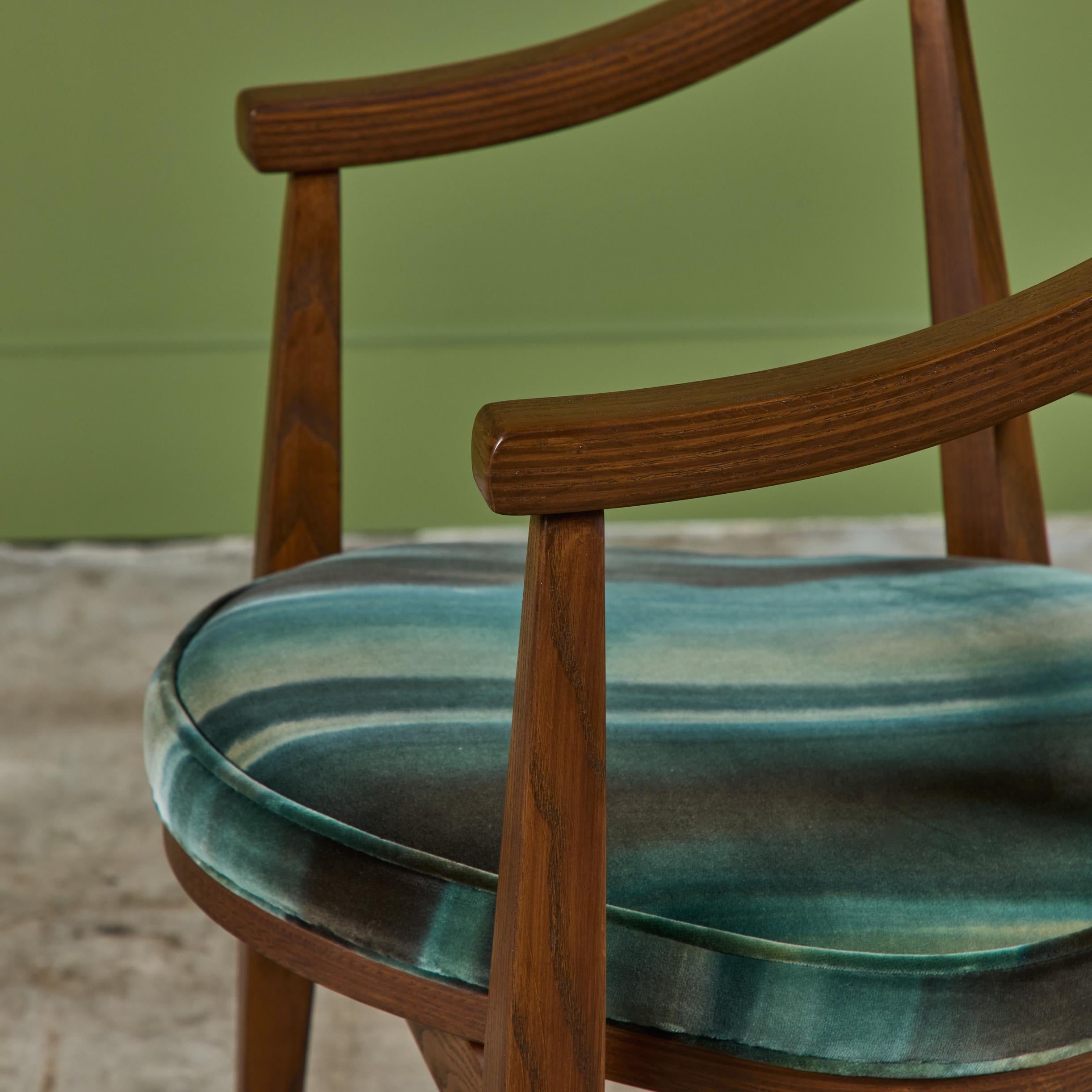 Ensemble de quatre chaises de salle à manger Edward Wormley pour Dunbar en vente 10