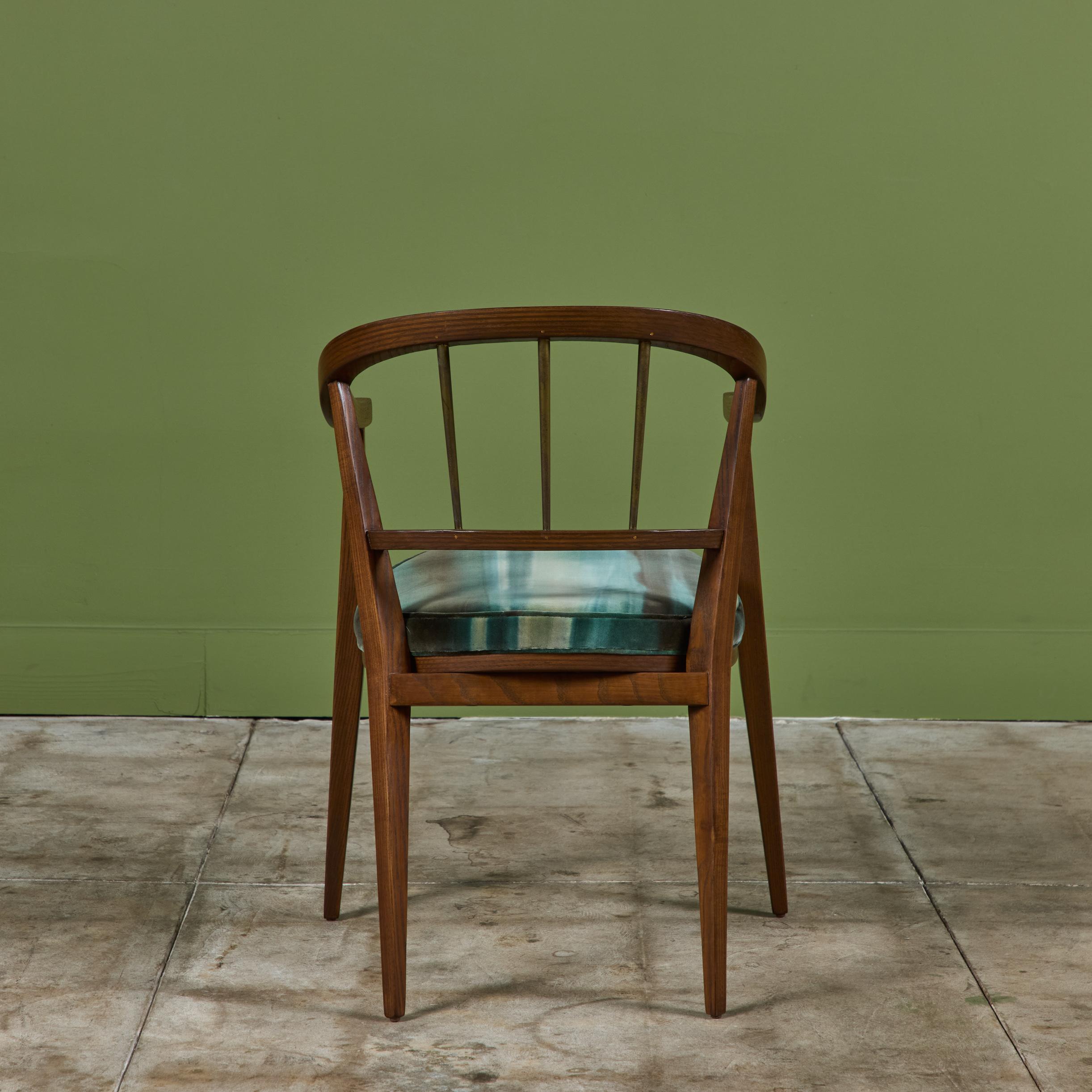 Ensemble de quatre chaises de salle à manger Edward Wormley pour Dunbar en vente 1