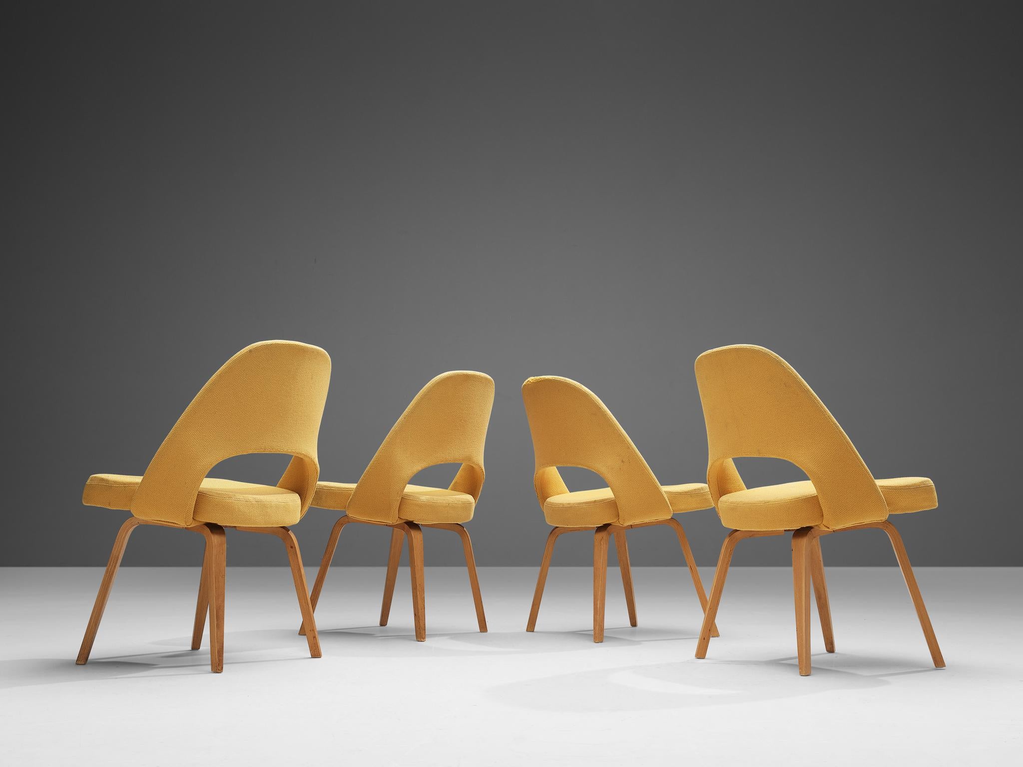 American Set of Four Eero Saarinen for Knoll International Dining Chairs
