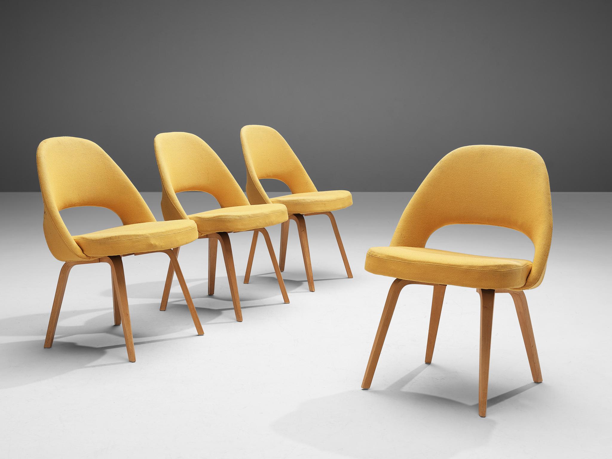 20th Century Set of Four Eero Saarinen for Knoll International Dining Chairs