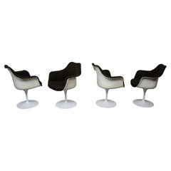 Ensemble de quatre fauteuils Tulip pivotants Eero Saarinen modèle 150, 1970 par Knoll Int.