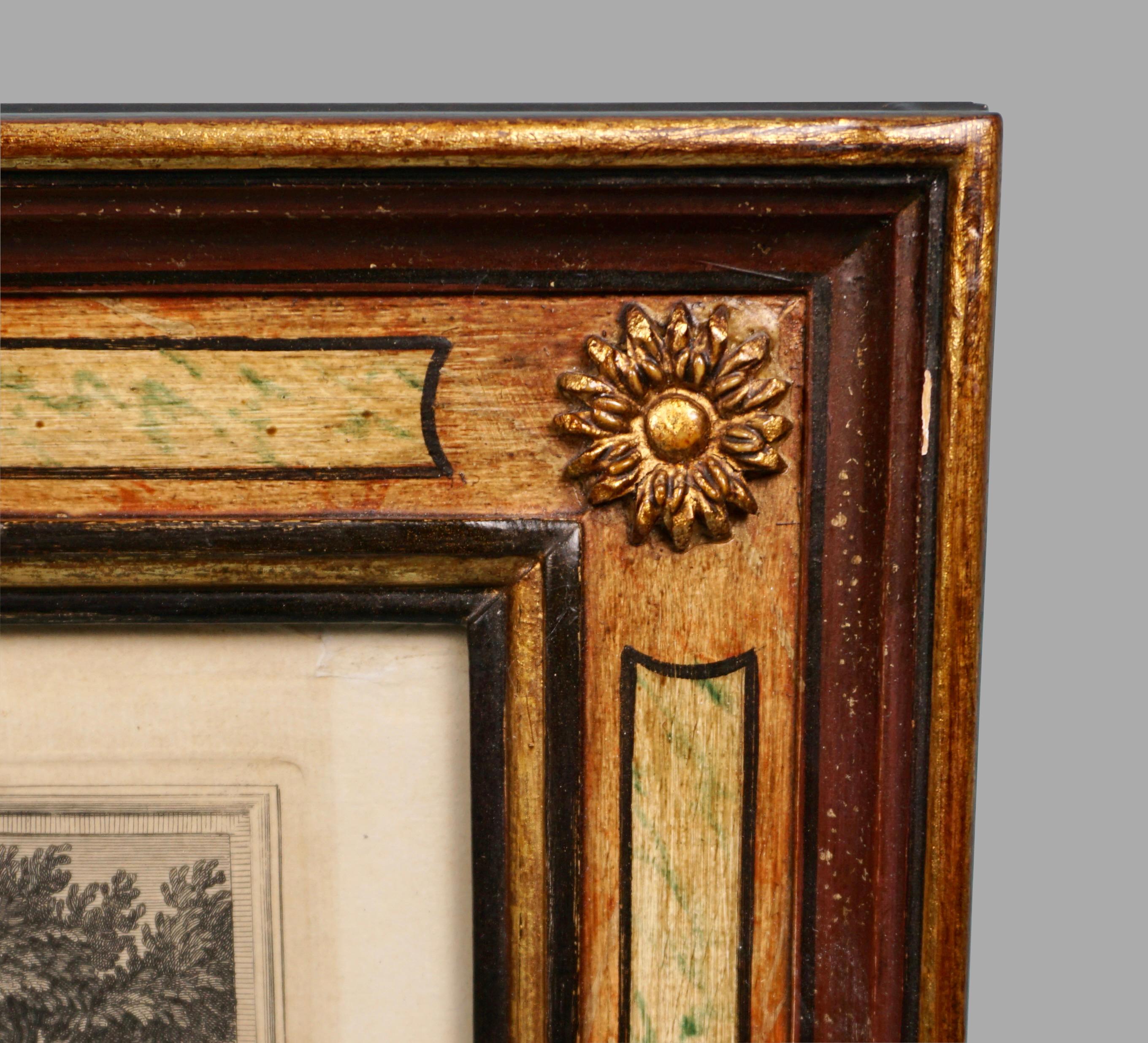 Four Eighteenth Century Engravings by Benoit Audran the Elder in Custom Frames 4