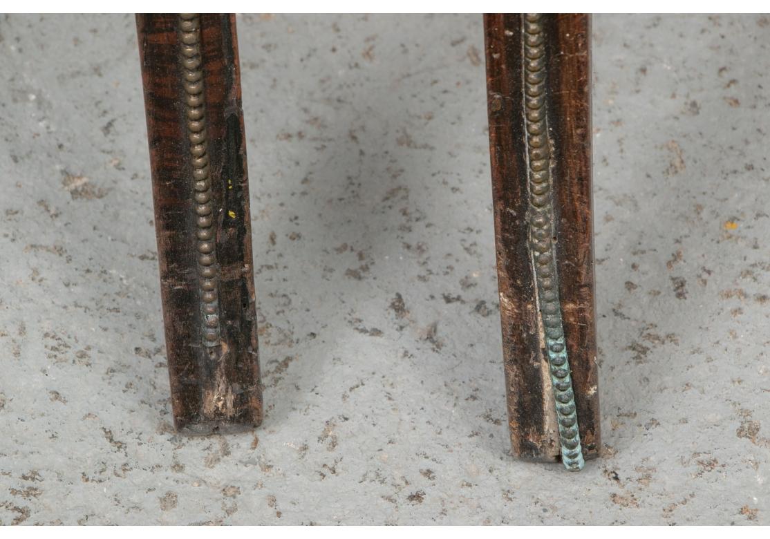 Juego De Cuatro Elegantes Sillas Laterales De La Regencia, 1810 Para Restaurar en venta 8