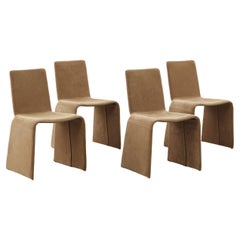Ensemble de quatre chaises de salle à manger Eleonora pour Porada - Italie 1990