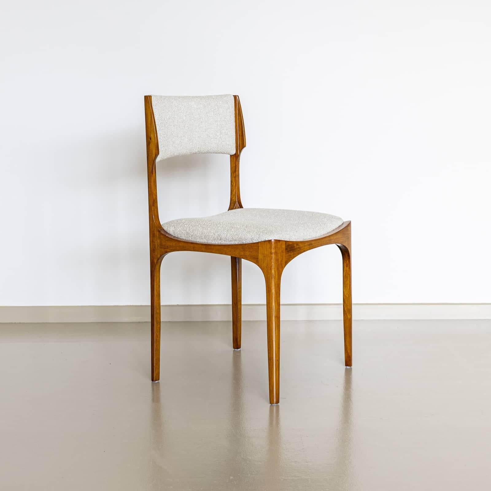 Italian Set of four Elisabetta chairs by Giuseppe Gibelli for Sormani, Italy 1963