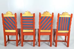 Set of Four Elizabethan Revival Side Chairs