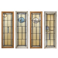 Set of Four Elmslie Designed Windows from the Henry B. Babson House, 1907