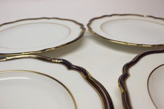 Set of Four English Copeland Dinner Plates