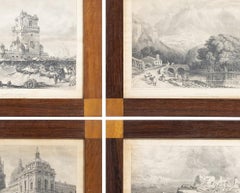 Serie di quattro incisioni inglesi - XIX secolo