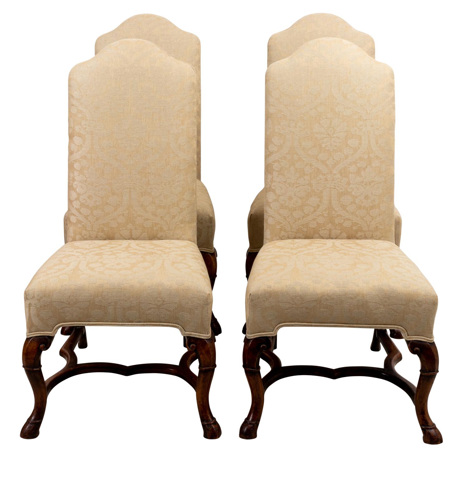 Set of Four English Style Side Chairs 1